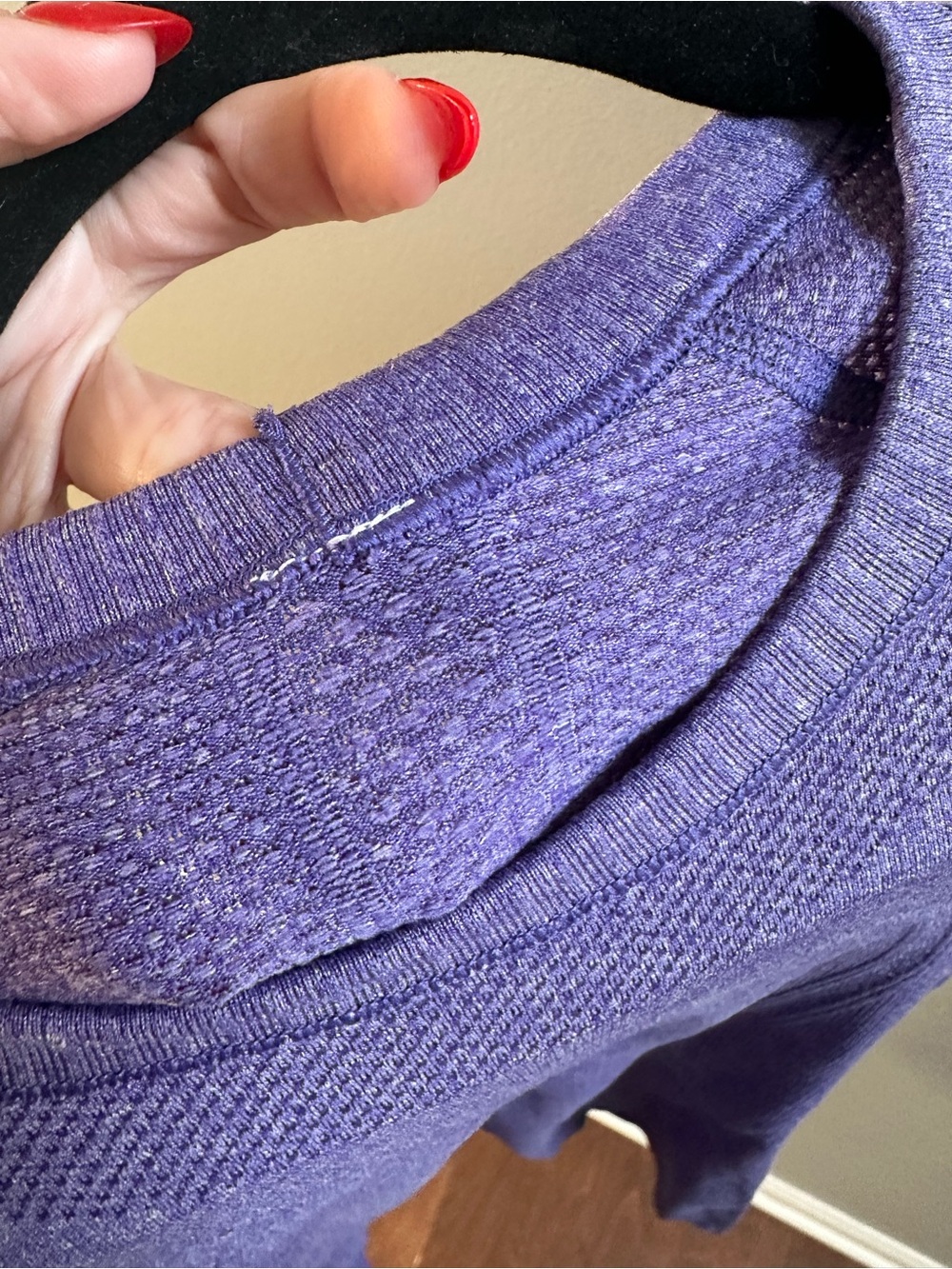 lululemon athletica Short Sleeve Swiftly Purple Heather - Picture 4 of 4